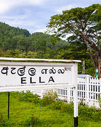 Ella sign in Sri Lanka