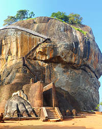Sigiriya Lion Rock Fortress in Sri Lanka