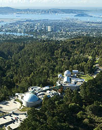 Aerial view of the Chabot Space and Science Centre