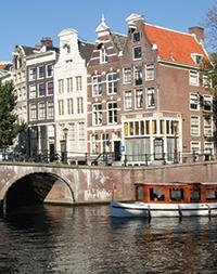 Canal Cruise Boat in Amsterdam
