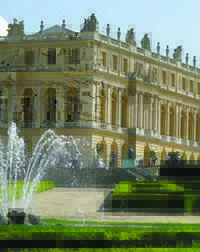 Outside the Château de Versailles