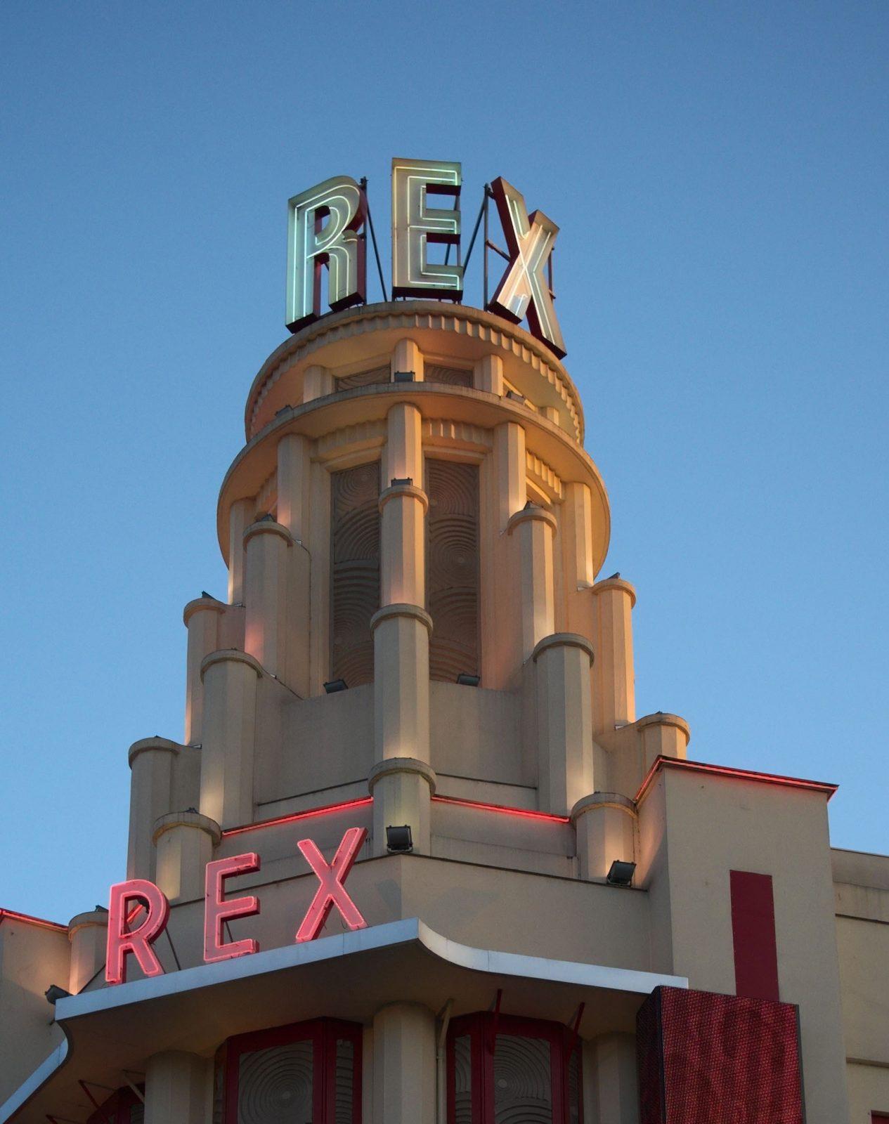 Iconic view of Cinema Rex