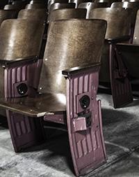 Vintage cinema seats