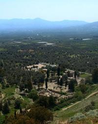 View over Gortys