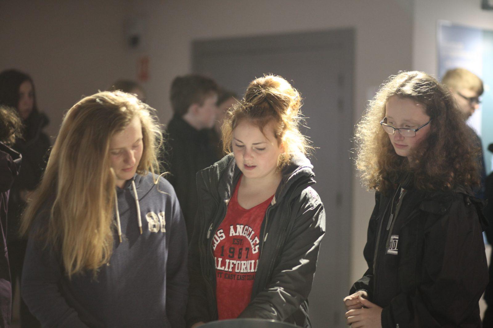 Students visiting museum