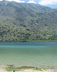 View across Kournas Lake