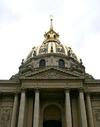 Looking up at the Musée de l'Armée, Les Invalides