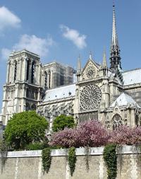 View across to Notre Dame Cathedral