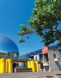 Outside Cité des Sciences