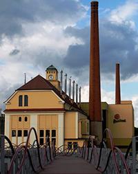 Exterior shot of the Pilsner Urquell Brewery