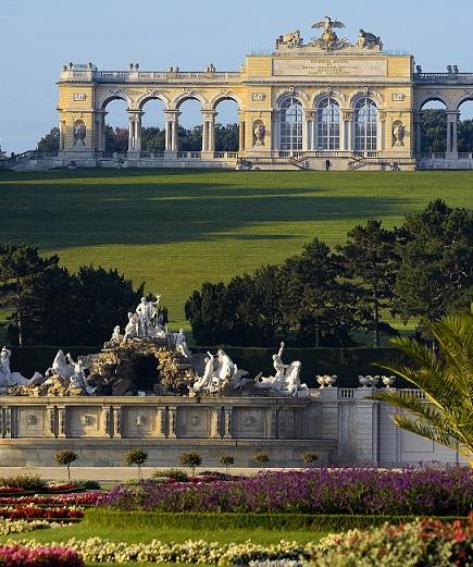 Schonbrunn Palace Gardens in Vienna