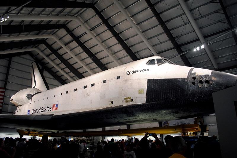Space shuttle Endeavour Los Angeles