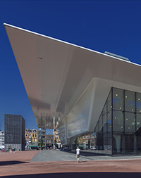 Exterior view of Stedelijk Museum of Modern Art