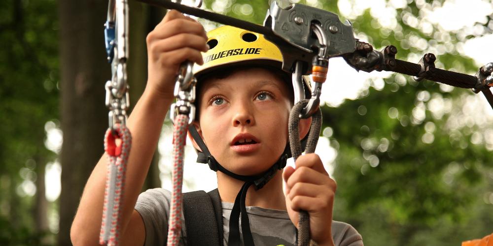 Student climbing