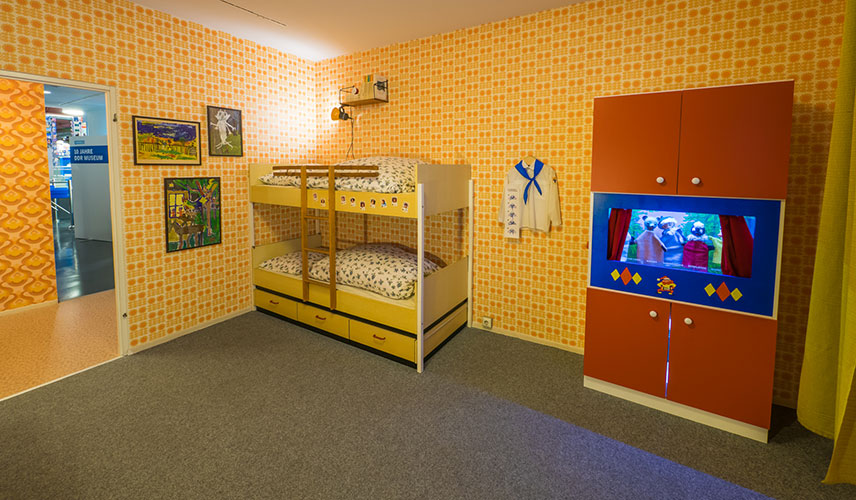 Room exhibition at the DDR Museum Room exhibition at the DDR Museum