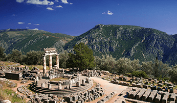 Ancient ruins at Delphi