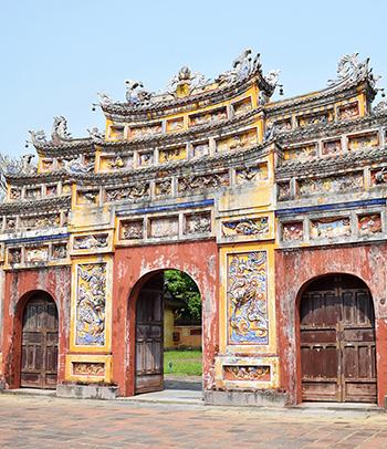 Hue temple in Vietnam