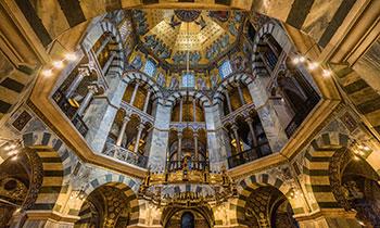 Inside Aachen Cathedral Inside Aachen Cathedral