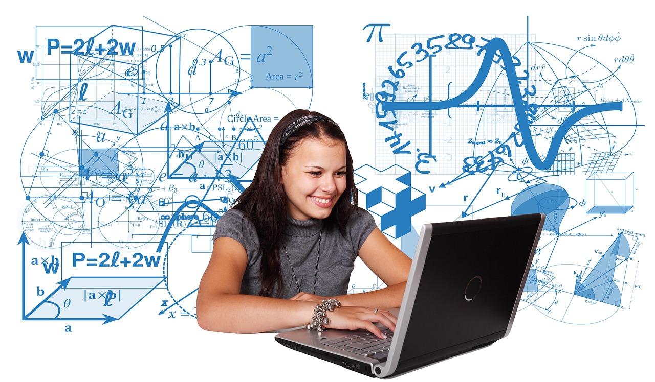 Girl learning science Girl learning science