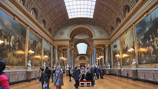 Inside palace versailles