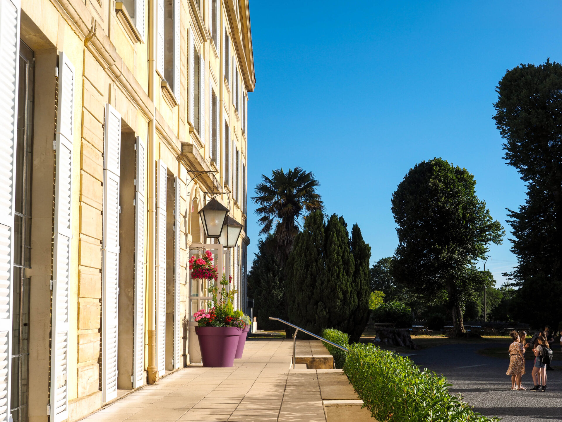 Entrance to the Chateau du Molay in Normandy