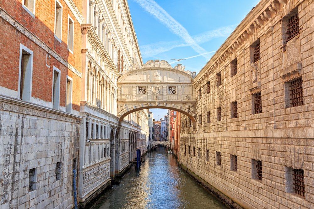 The Bridge of Sighs in Venice