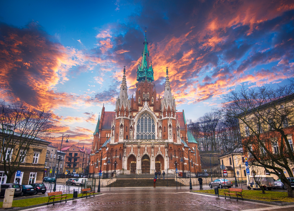 Church of St Joseph in Krakow, Poland