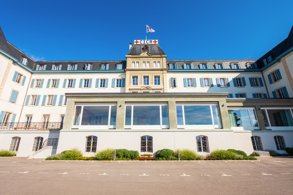 The Red Cross headquarters in Geneva, Switzerland