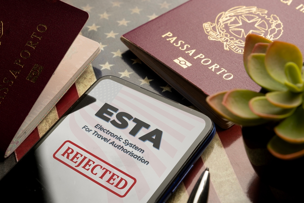 ESTA rejected