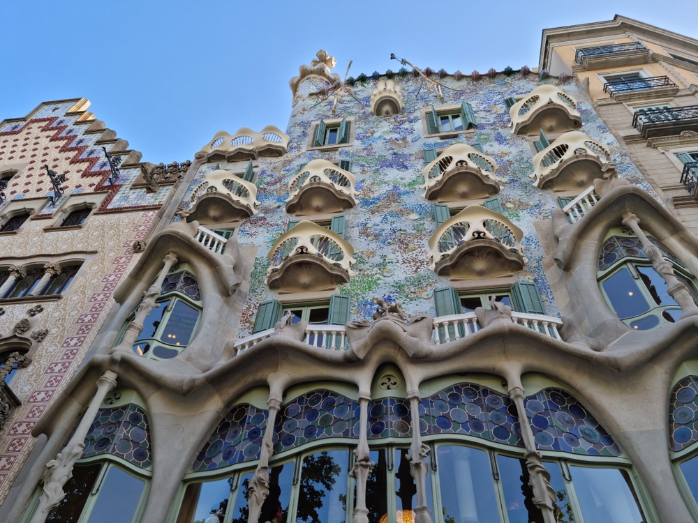 Gaudi's Casa Balto in Barcelona