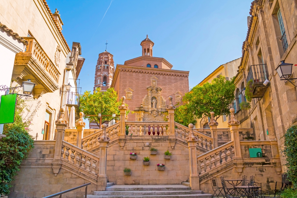 Poble Espanyol in Barcelona, Spain
