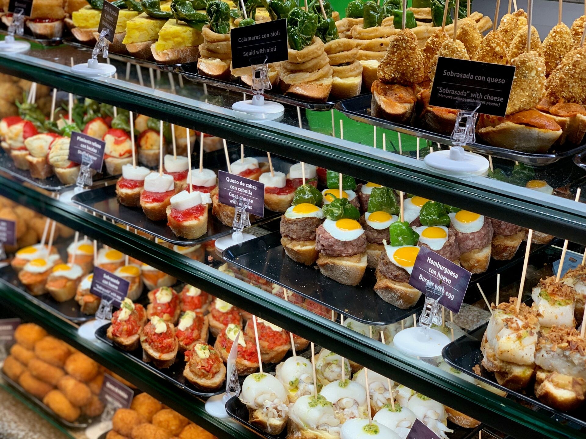 Spanish tapas in Madrid
