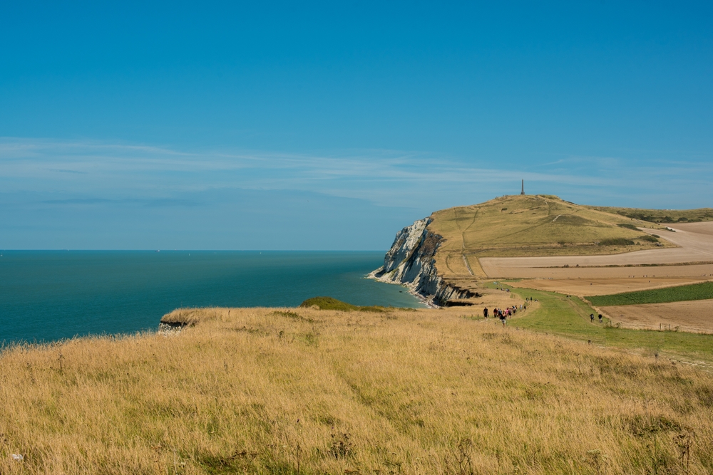 The white cliffs of Opal Coast