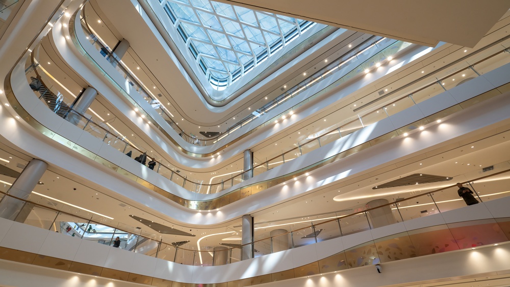 Shopping mall interior
